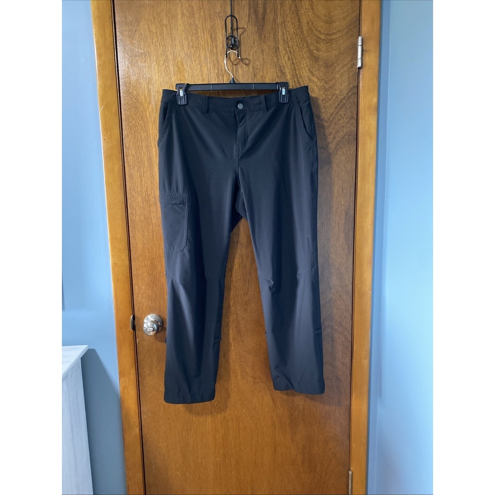 REI Co-op Women’s Size 14 Black Roll Up Hiking Pants Outdoors Adjustable Waist